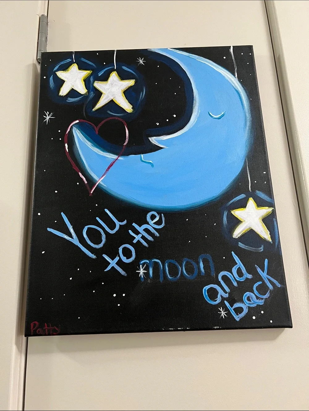 Blue Moon Canvas Wall Art – 